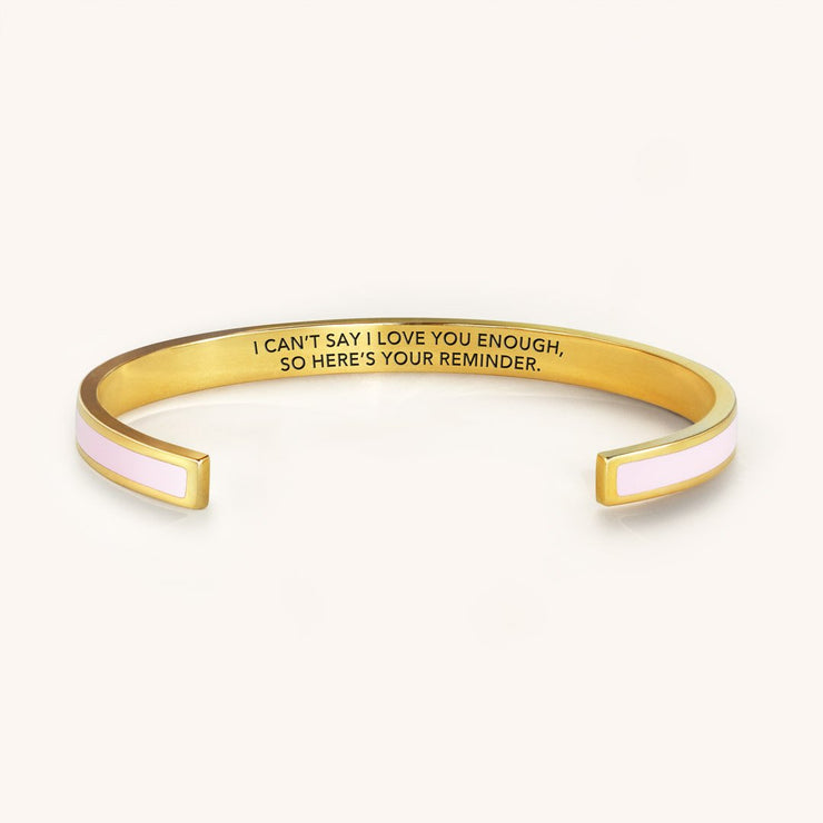 I can’t say I love you enough color bangle