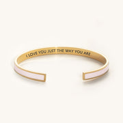 I LOVE YOU JUST THE WAY YOU ARE COLOR BANGLE