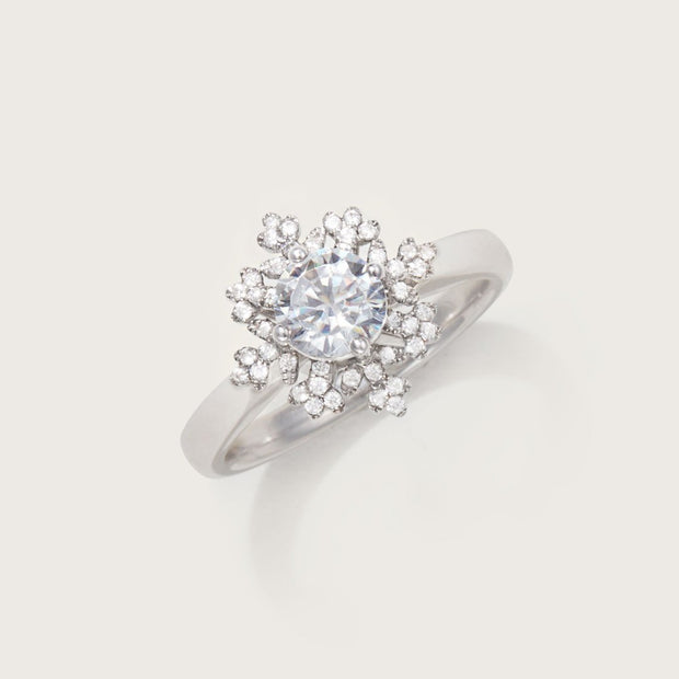 If Kisses Were Snowflakes Ring S925