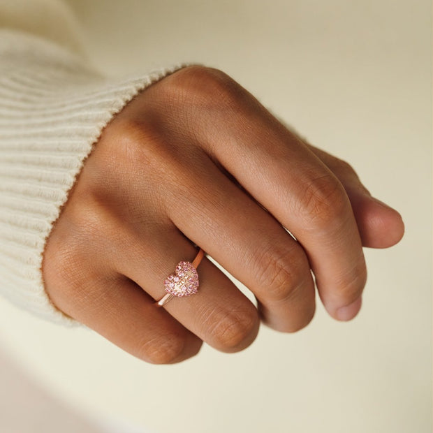 Nevertheless, She Persisted MOM Heart Ring