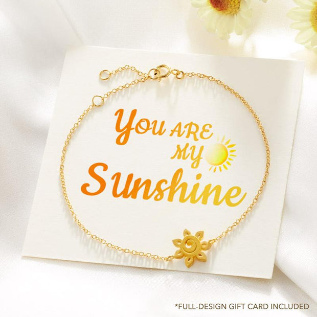 You are my sunshine sun bracelet