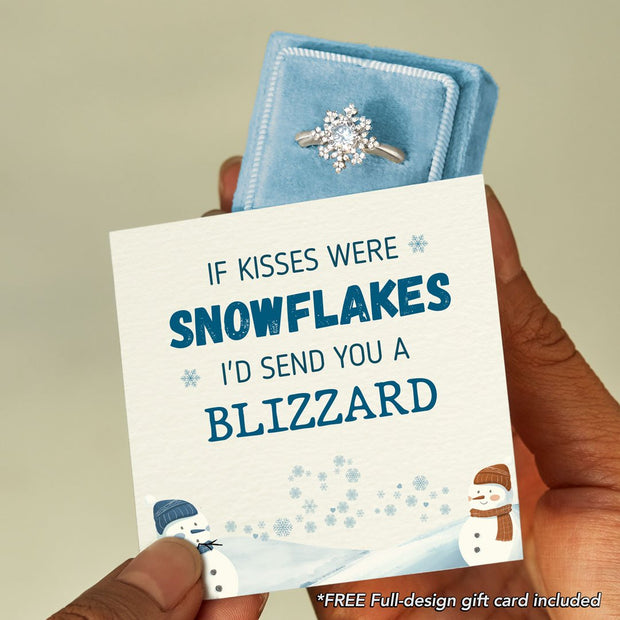 To My Love Blizzard of Kisses Snowflake Ring