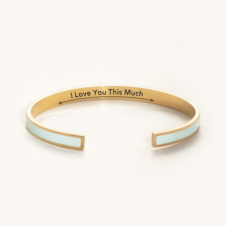 I Love You This Much color bangle