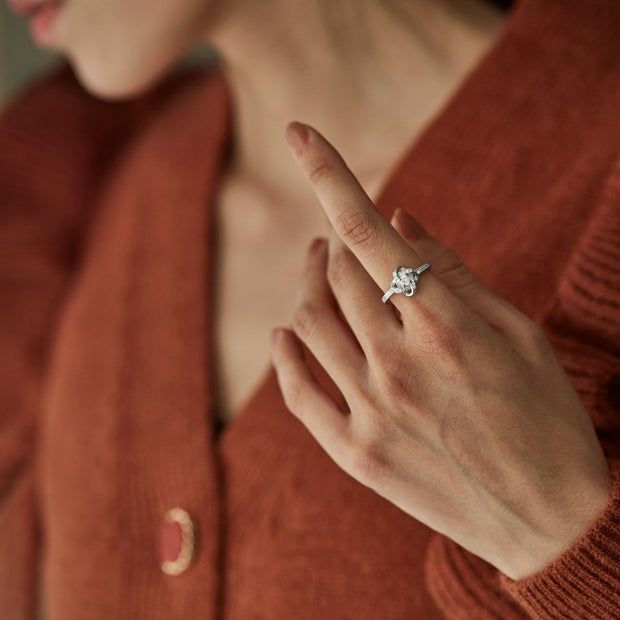 We're Best Friends Endless Knot Ring