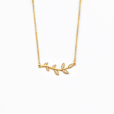 Be-leaf in Yourself Like I Do Tree Leaf Necklace