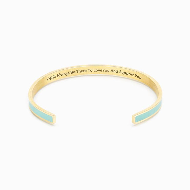 YOU AND I WERE MEANT TO BE PART OF EACH OTHER'S LIVES COLOR BANGLE