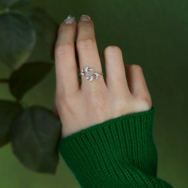 tree leaf ring