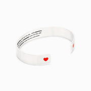 I will always be there for you heart bangle