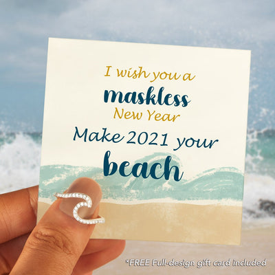 Make 2021 your beach wave ring