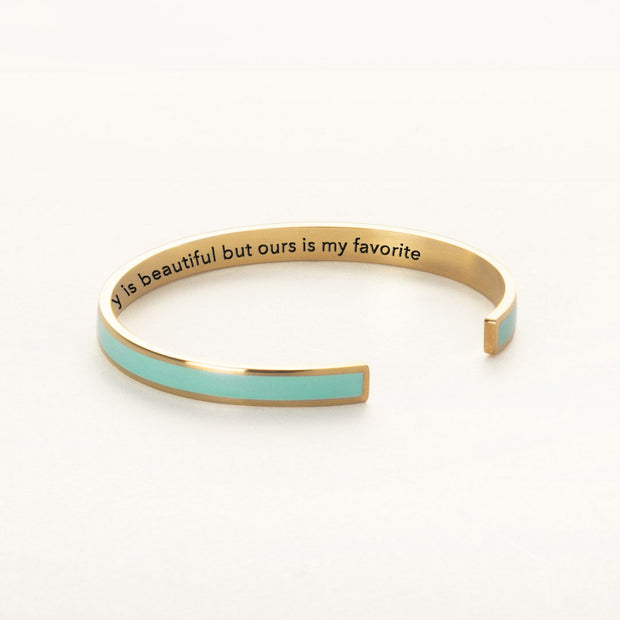 Every love story is beautiful COLOR BANGLE