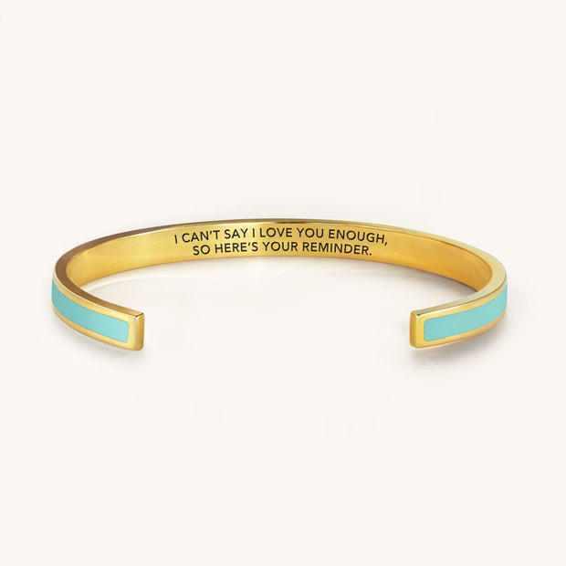 I can’t say I love you enough color bangle