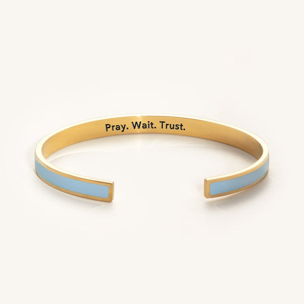 Pray Wait Trust COLOR BANGLE