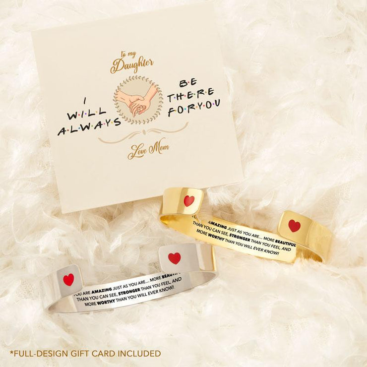 I will always be there for you heart bangle