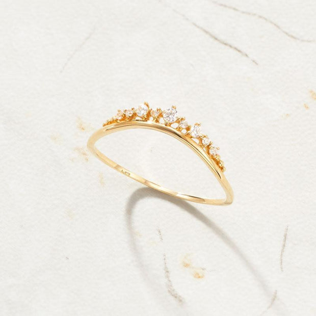 Glisten Arch Ring