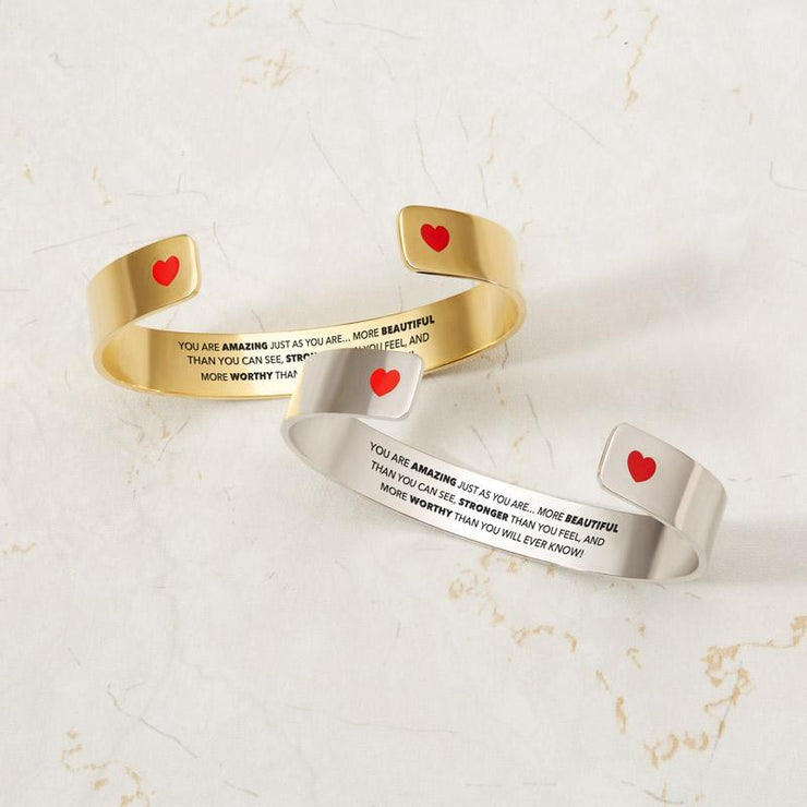 I will always be there for you heart bangle
