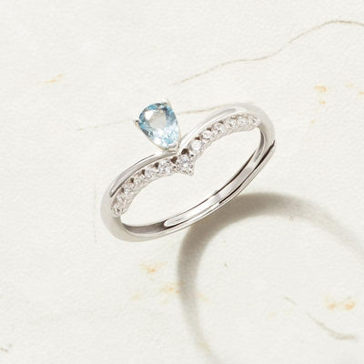 S925 Heart of The Ocean Ring