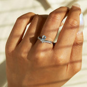 S925 Heart of The Ocean Ring