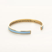 Every love story is beautiful COLOR BANGLE