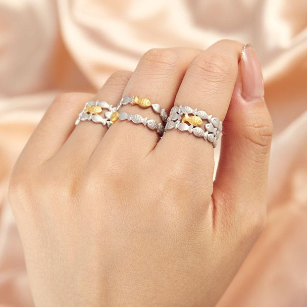 Be You, The World Will Adjust Fish RING S925