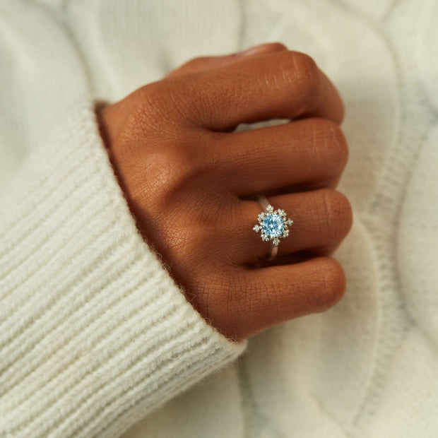 To Me You Are Perfect Snowflake Ring