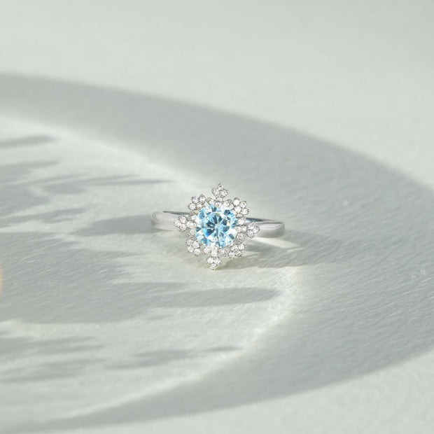 If Kisses Were Snowflakes Ring S925