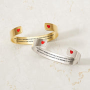 SISTERS BY HEART MATCHING HEART BANGLE