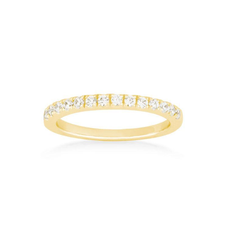 S925 Gold Stack Ring Band