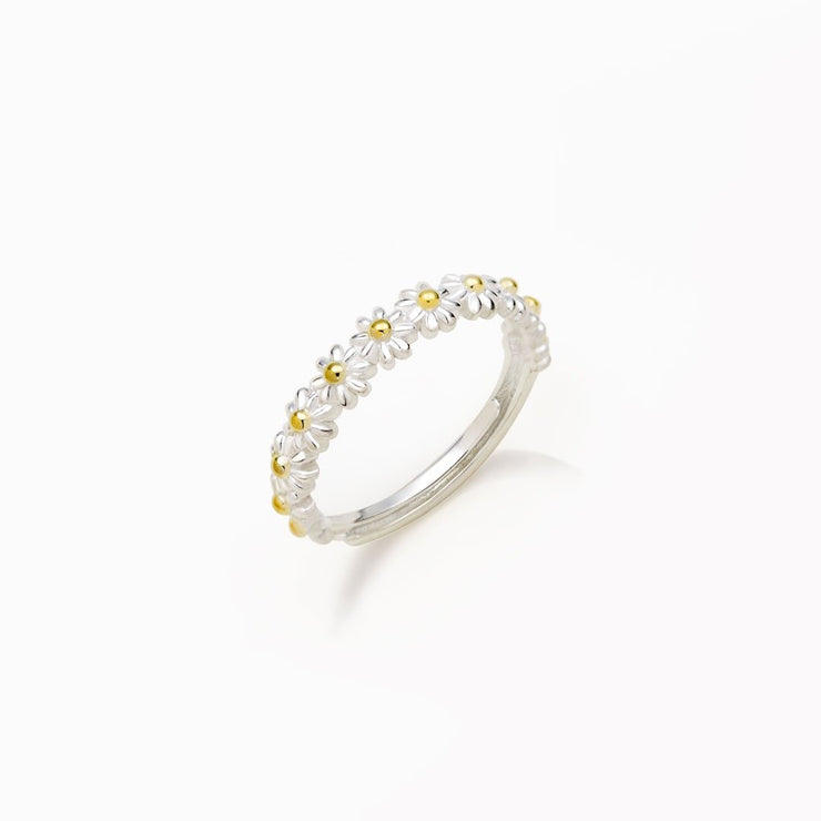 Every Daisy Is Better Because of You Daisy Flower Ring S925