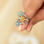 You Are the Flower the Makes My Life Beautiful Hexagon Flower Ring