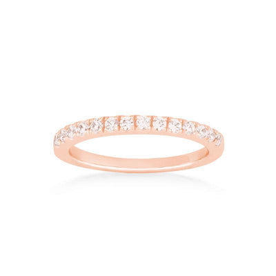 S925 Rose Gold Stack Band